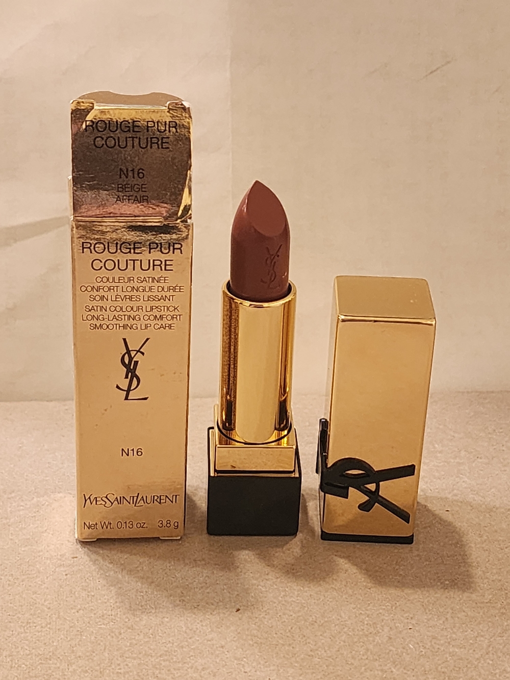 Yves Saint Laurent Rouge Pur Couture Satin Lipstick — Beige Affair N16
